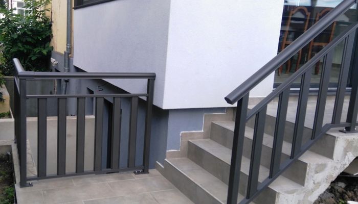 pose Strasbourg balustrade aluminium